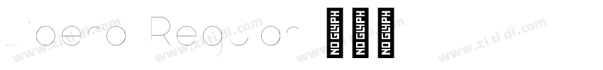 Liberal Regular字体转换